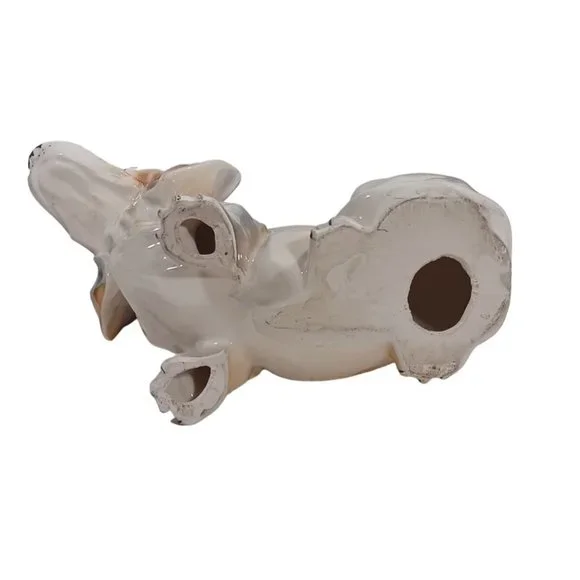 1940 Early Shafford Basset Hound Large Pottery Ceramic Sitting Dog Statue Sir Bo - Picture 6 of 6